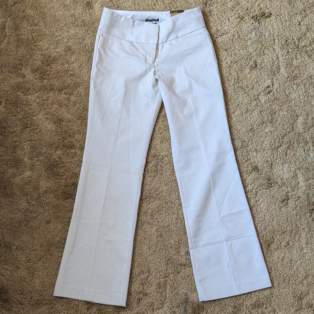 NWT Express Editor Low Rise Flare Trousers